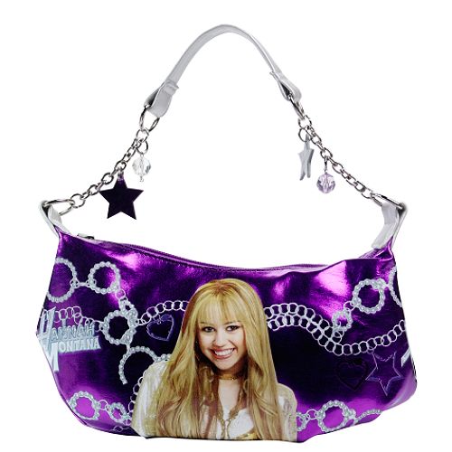Disney Hannah Montana Metallic Handbag - Purple