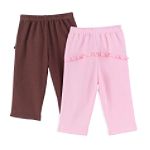Carter's Infant Girl's 2-Pack Pants 12 months