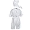 Long Pant Tuxedo Christening Set
