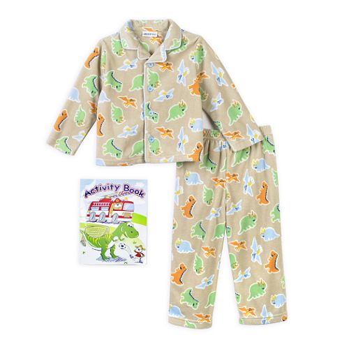 St. Eve Infant Boy's Dinos Coat Pajamas with... by 