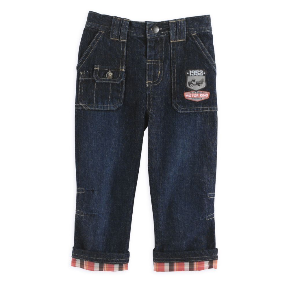 Toughskins Infant Boy's Denim Roll-Up Pant