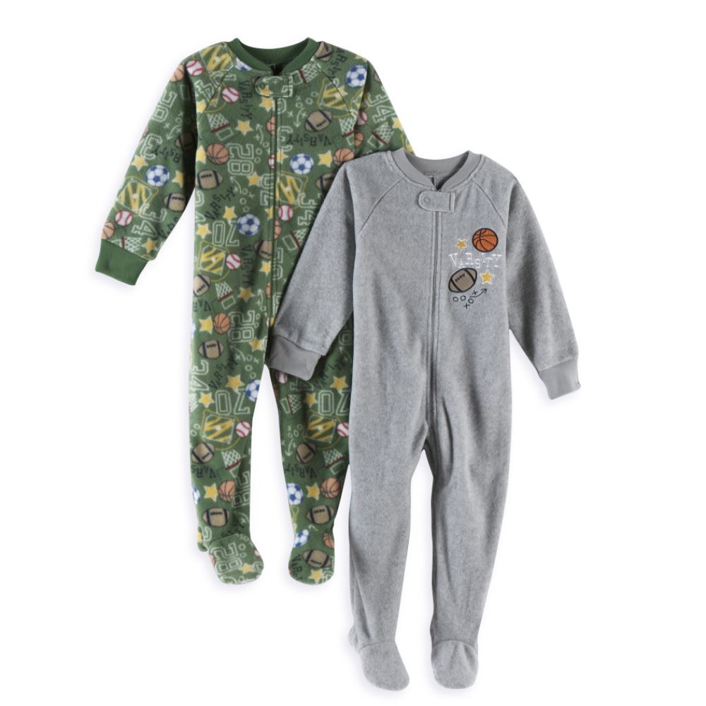 Toughskins Boy's 4-10 2-Pack Multi-Sport Footed Blanket Sleeper