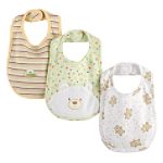 Absorba Newborn Unisex 3 Pack Bibs