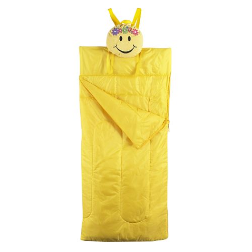  Confetti Girl's Smiley Face Sleeping Bag & Pillow Set 