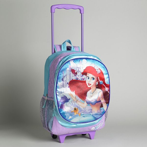 Disney Princess Girl's Ariel Rolling Backpack
