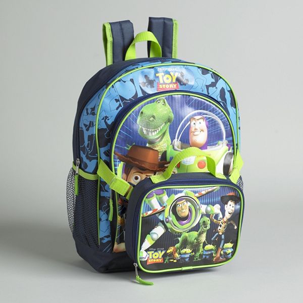 Toy Story Boy's Backpack with Detachable Lunch Kit 