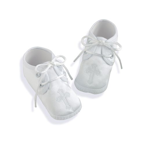 MaDonna Satin Christening Shoes