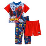 Spiderman Toddler Boy's Comic Pages 3-Piece Pajama Set