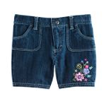 Toughskins Toddler Girl's Denim Bermuda Short