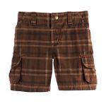 Toughskins Infant Boy's Ikat Plaid Short