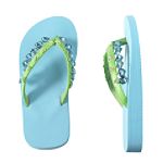 Canyon River Blues Girl's 4-16 Heart Charm Flip Flops