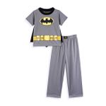 Batman Toddler Boy's Uniform Pajamas with Removable Cape