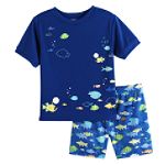Toughskins Toddler Boy's Fish Print Short Pajamas