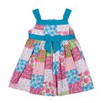 Youngland Infant Girl's Patchwork Print Sundress