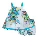Youngland Infant Girl's Floral Sundress with Matching Panty