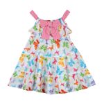 Youngland Infant Girl's Butterfly Floral Print Sundress