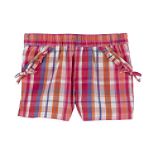 Toughskins Infant Girl's Printed Plaid Poplin Short