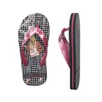Disney Hannah Montana Girl's 7-16 Disco Dot Flip Flops