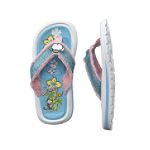 Bobby Jack Girl's 7-16 Flip Flops with Terry Lining
