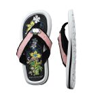 Bobby Jack Girl's 7-16 Flip Flops with Terry Lining