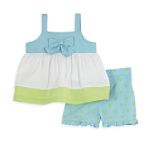 Baby Q Infant Girl's Short Set