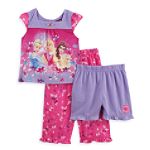 Disney Princess Toddler Girl's 3-Piece Pajama Set