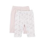 Little Wonders Newborn Girl's 2 Pack Pants