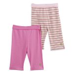 Absorba Newborn Girl's 2 Pack Pants