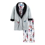 Bunz Kidz Infant Boy's "Rock Star" Pajamas & Robe Set
