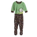 Carter's Infant Boy's 2-Piece Footed Snapwaist Racer Car Print Pajamas