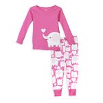 Carter's Infant Girl's 2-Piece Elephant Print Pajamas
