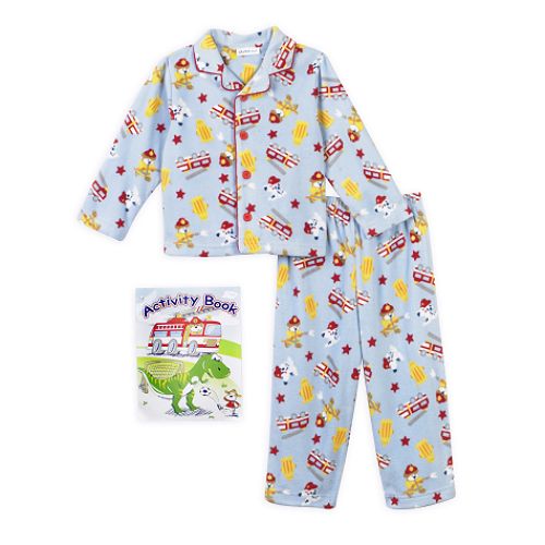 Click here to buy St. Eve Toddler Boy's Fire Dog Coat Pajamas with....