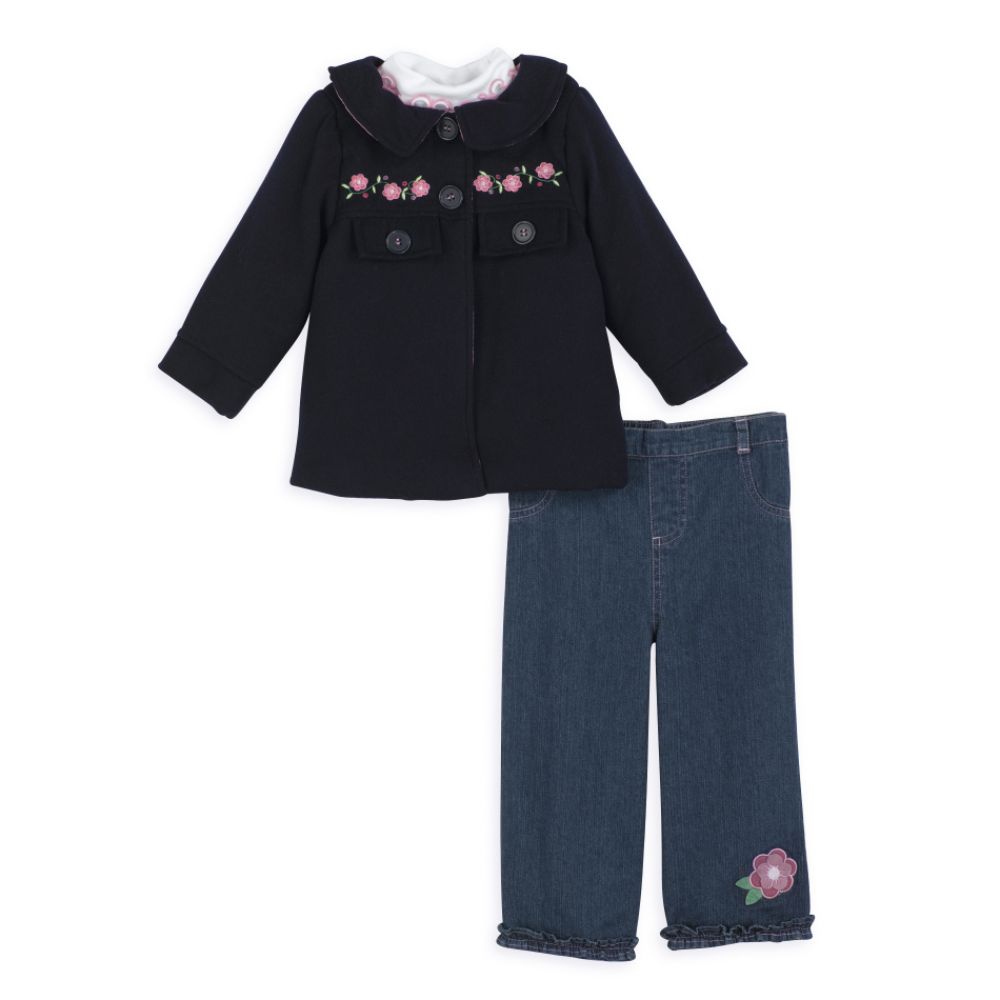 Kids Play Toddler Girl's Jacket Set