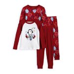 Toughskins Infant Boy's 4-Piece Penguins Pajama Set
