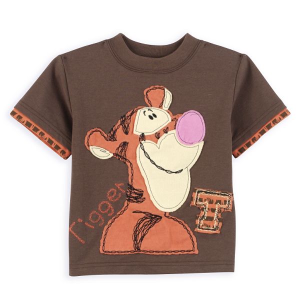 Disney Toddler Boy's Tigger Applique Fashion Tee