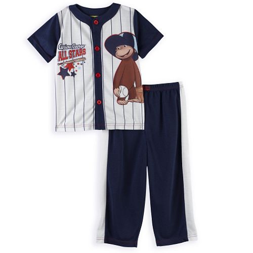 Curious George Toddler Boy's 2-Piece Pajamas