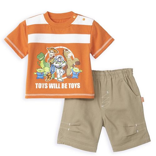Toy Story Infant Boy's Toy Story Crew Tee Short... by 