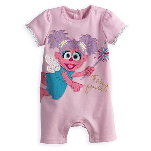 Sesame Street Infant Girl's Abby Cadabby Princess Romper