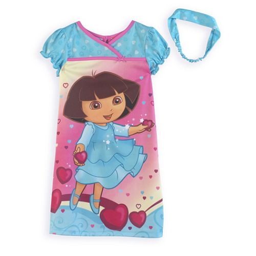 Nickelodeon Girl's 4-8 Dora Nightgown