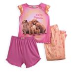 Animal Planet Girl's 4-6x Puppies 3-Piece Pajama Set