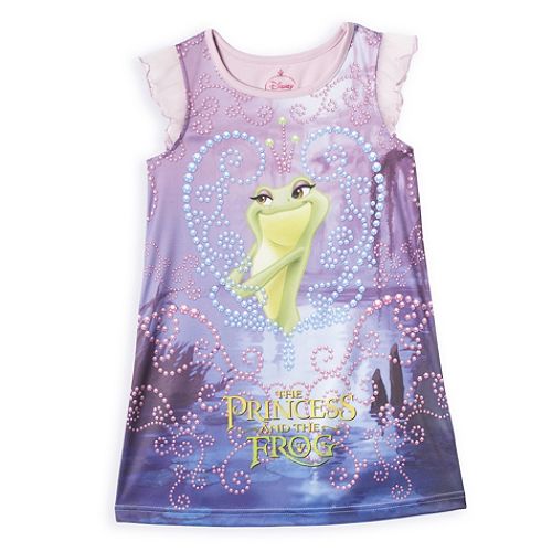 Disney Princess Girl's 4-6x Princess & The Frog Dorm Shirt