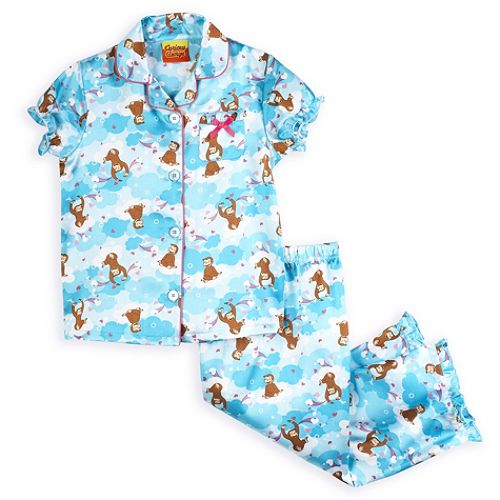 Curious George Toddler Girl's All Over Print Pajamas