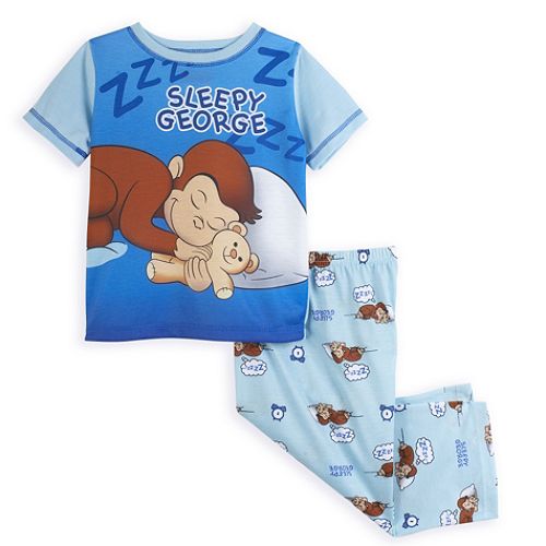 Curious George Toddler Boy's "Sleepy George" Pajamas