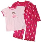 Carter's Girl's 4-7 Ballerins 3-Piece Pajama Set