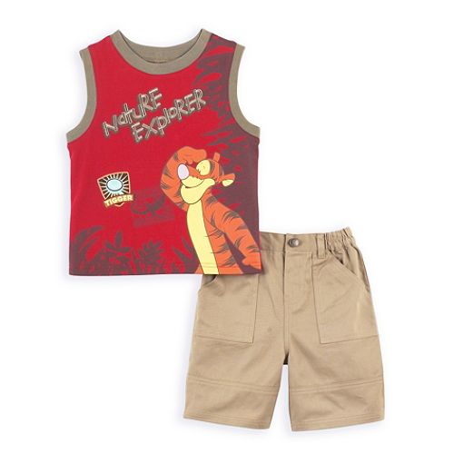 Disney Toddler Boy's Tigger Muscle Short Set