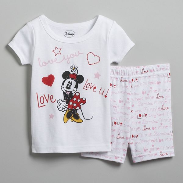 Disney Toddler Girl's Minnie Mouse Short Pajamas