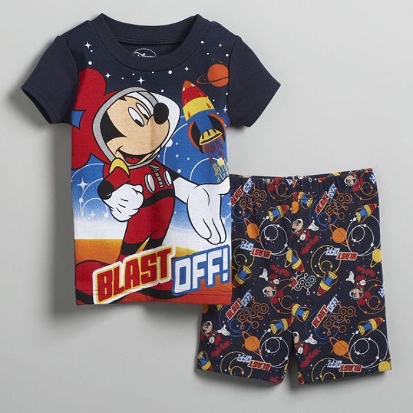 Disney Toddler Boy's Mickey Mouse Blast Off Pajamas