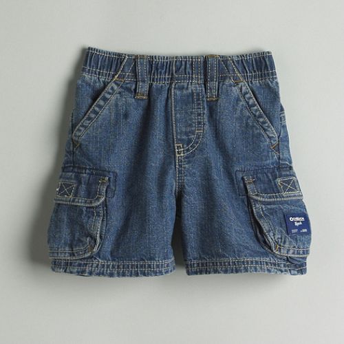 OshKosh Infant Boy's Denim Cargo Short by 