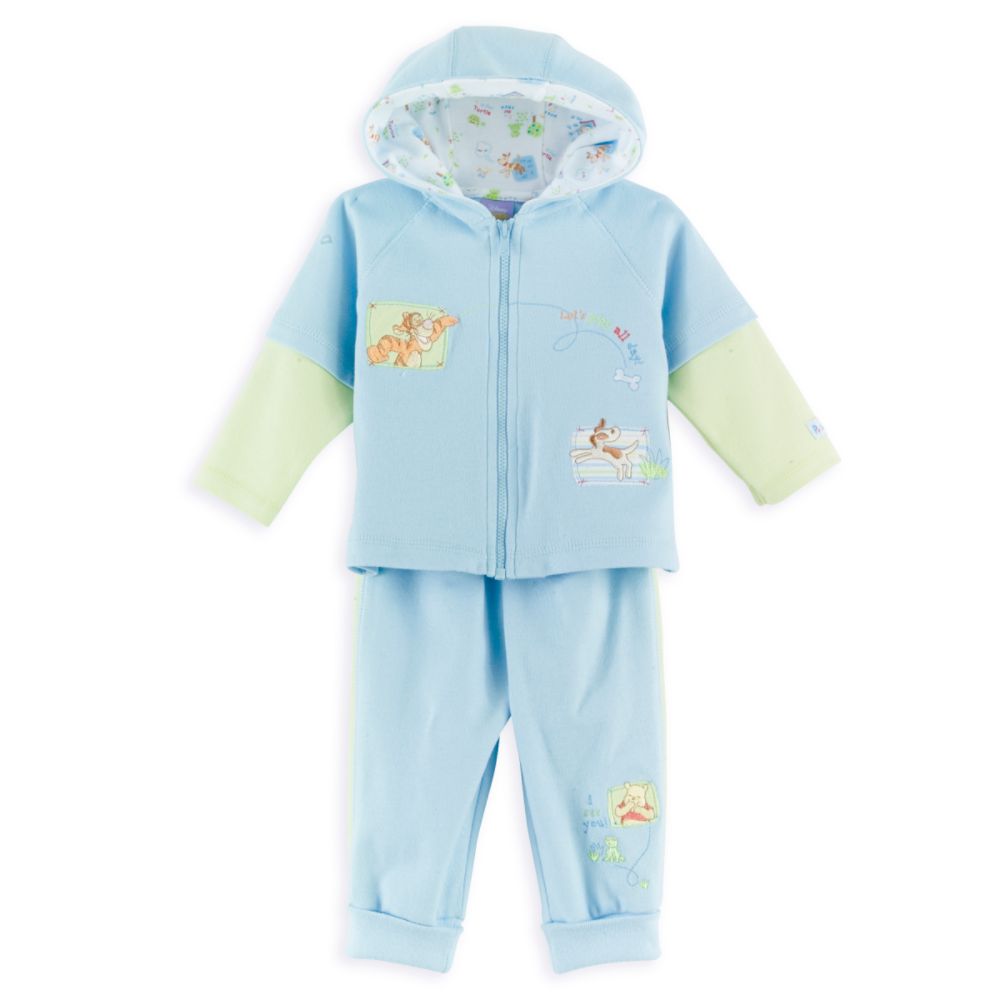 Winnie the Pooh Boy's Hooded Pant Set
