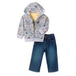 Kids Play Toddler Boy's 3 Piece Hoodie Pantset